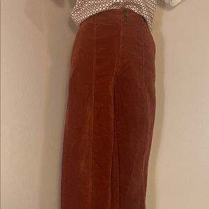 Knox Rose Terracotta Corduroy Trousers